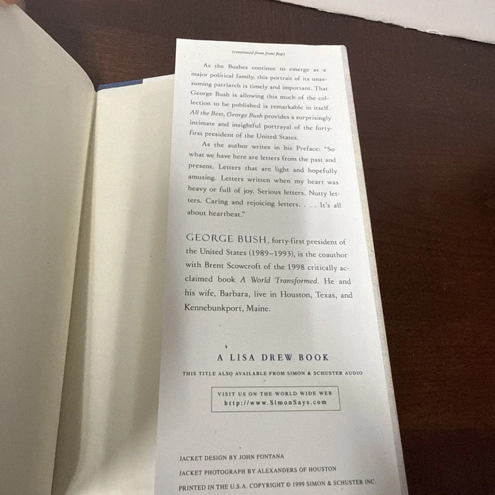 All the Best, George Bush : My Life in Letters and Other Writings by George Bush